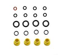 20-Piece O-Ring Set for Kärcher K2 K3 K4 K5 Pressure Washers Leak-Proof Plastic Seals Easy Installation Yellow Sealing Ring Comprehensive Replacement Kit Optimal Water Pressure Mai(A)