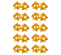 20 Piece Pyramid Shaped Paint Stand Set For Holding Mixing Pouring On Canvas Furniture Craft Surfaces Non ABS Yellow Portable Space Saving Design Up To 200 lbs Artists DIY Home Dec