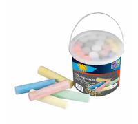 20-Piece Sidewalk Chalk Bucket for Creative Outdoor Art