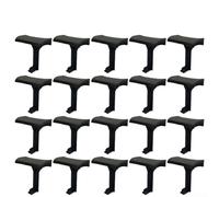 20-Piece Solar Panel Water Drain Clips for PV Modules - PA6+Glass Fiber Mud Removal & Rain Deflector Brackets, 30mm/35mm Black Self-Closing Clea(35MM)