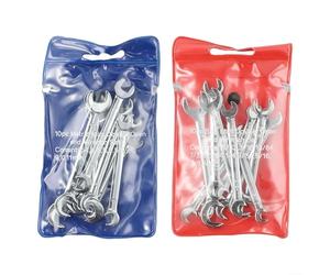 20-Piece Spanner Set Metric and SAE Combination Wrenches for Narrow Space Tools For Repair Model Engineering Jewellery Making Compact Tool Kit