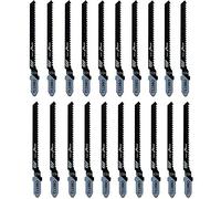 20-Piece T119BO 12 TPI T- Scrolling Jig Saw Blades Set for Cutting Wood
