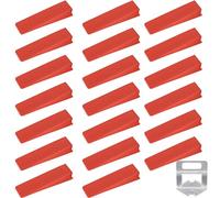 20-Piece Tile Leveling Spacer Kit, Essential Installation Tools for Walls and Floors, Includes Clips, Wedges, and Lifters for Precise Tile Alignment