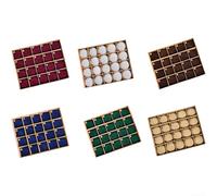 20 Piece Velvet Flocking Christmas Ball Ornament Set for Tree Decor Providing Plush Texture and Classic Holiday Vibe (Milk White)