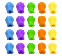 20-Piece Writing Pen Grip Corrector, Soft Silicone Pen Grip Cover, Children's Writing Posture Correction Tool, Writing Aid