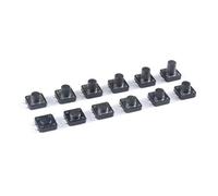 20 pieces 12 * 12 * 4.3/5/6/7/7.5/8/8.5/9/9.5/10/11/12mm mini switch SMD 4-pin momentary tactile button(20Pcs 12X12X4.3)