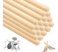 20 Pieces 20 cm Chimes, Wooden Rhythm Sticks, Tonewood Instrument Rhythm Sticks Set, Wooden Chime Bars for Schools, Bands, Professionals or Beginners of All Styles, Unpainted