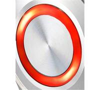 20 Pieces 22mm Momentary 1NO Stainless Steel Ring Led Electric Switch(8,LED Voltage 24V)