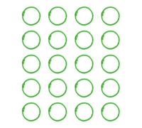 20 Pieces 25 mm Metal Binder Rings Indexes Cards Rings Bookbinding Book for File Organisation Photo Albums