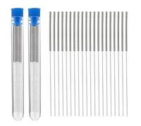 20 Pieces 3D Printer Nozzle Cleaning Kit,0.4mm 3D Printing Nozzle Needles,Stainless Steel Nozzle Cleaning Needles,3D Printer Cleaning Nozzle Cleaner Needles,for 3d Printing Accessories