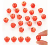 20 Pieces 3D Tiny Apple for Dollhouse Micro Resin Fruit Mini Things for Fairy Garden Micro Landscaping Decoration