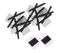 20 Pieces 7 Tooth Wig Combs Wig Clips for Securing Wig, Fixing Connections and Making Wig Caps, Wig Accessories Tools