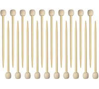 20 Pieces Bamboo Marking Pins Smooth Single Pointed Knitting Needles Long Marking Pins For Beginners Diy Craft Making,Wood Attractive processing