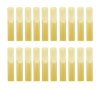 20 Pieces Bb Clarinet Reeds with Plastic Box, Strength 2.5 Reeds for Clarinet,Clarinet mouthpiece pads 8 pieces,Traditional Reeds for Clarinet Beginner and Player