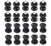 20 Pieces Car Interior Door Card Trim Clips Car Panel Mounting Trim Clips Durable Plastic Bumper Fastener Clips For Car Boots Interior Doors Trim Panels Car Bef Spare Parts set 7L6868243 (Black)