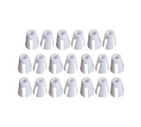 20 Pieces Coil Claw Thread Spool Cone Holder White Plastic Sewing Part