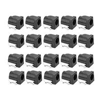 20 Pieces DC Power Socket DC050 Connector with High Temperature Resistance and, 5.5 mm Inner Diameter Jack, 5.5 mm x 2.1 mm Interface, Durable Build, 20 Count