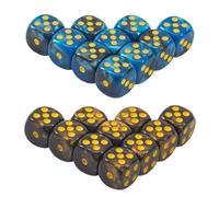 20 Pieces Dice Game Dice for Board Games, Dice Starry Sky Dice Dice Table Games Dice Set