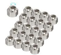 20 Pieces Eccentric Spacer, 5mm Bore Eccentric Spacer Nuts Eccentric Column Isolation Column for V-groove Wheel Aluminium Extrusion 3D Printer Reprap