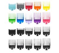 20 Pieces Electronic Push Limit Comb, Hair Clipper Protective Cover, Hair Clipper Attachment, Scissor Comb, Hair Clipper Comb, Hair Clipper Guide Comb, Clipper Universal Protective Cover