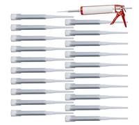 20 Pieces Epoxy Mixing Nozzles for Glue, Epoxy Glue, Mixing Tip, for Structural Reinforcement and Concrete Crack Repair in Engineering Construction