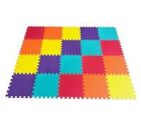 20 Pieces Foam Floor Square Tiles, Interlocking Foam Floor Mat, Puzzle Floor Mats, Exercise Gym Workout Mats - Multicolour