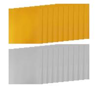 20 Pieces Foil Sheets for Crafts, Decorative Foil Embossing Kit Shiny Gold Silver Glitter Effect Aluminium Sheet Craft Accessory for Art Projects