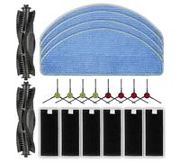 (20 Pieces) G8000 MAX Replacement Parts Compatible with Tikom G8000 MAX Robot Vacuum Cleaner, 2 Roller Brushes, 8 Side Brushes, 6 HEPA Filters, 4 Mop Pads, Accessories Kit