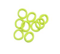 20 Pieces Hair Band High Elasticity High Density Decorative Snag Free Hairs Rope Styling Accessories Fluorescent Yellow