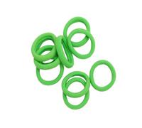 20 Pieces Hair Band Stretchy Ornaments Decorative Snag Free Ponytail Holder Scrunchie Styling Accessories Fluorescent Green