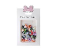 20 Pieces Halloween Resin Pumpkin Witch Skull Art Decorations 3D Resin Jewelry for Womens Girls