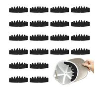 20 Pieces Hat Shaper Insert for Baseball Caps, Flexible Washable Reusable Hat Liner, Felt Baseball Cap Shaper with Inner Non-woven Fabric Pad (Style 3, One Size)
