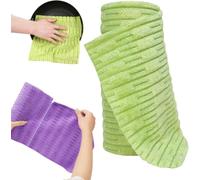 20-Pieces Microfiber Tearable Cleaning Cloths Roll, Reusable Lazy Dish Towels, Washable& Scratch-Free, Super Absorbent Lint-Free Kitchen Plush Cleaning Rags for Oil & Furniture