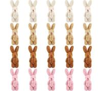 20 Pieces Mini Plush Rabbit Tiny Joint Rabbit 2.4 Inch Stuffed Animal Toys (d-b2)