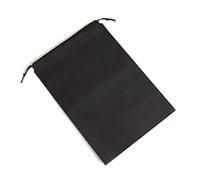 20 Pieces Non Woven Fabric Drawstring Large Non-woven Dust Cover Packaging Bags for Jewelry DIY Craft(Black,30x40cm)