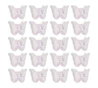 20 Pieces Of Colorful Butterfly Clips, Butterfly Hair Clips, Small Butterfly Hair Clips, Mini Claw Clips, Glitter Hair Clips, Mini Butterfly Hair Clips, Small Claw Clips