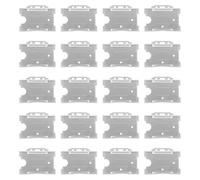 20 Pieces of Translucent Id Card Holders, Horizontal Id Card Holders, Plastic Card Holders, Suitable for Students, Medical Staff, and Office Workers