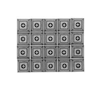 20 Pieces PBT Not Engraving Keycap DSA Profile Height 1U Dyeing Sublimation For Key Caps For Mx Switches PBT Keysets