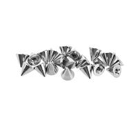 20 Pieces Piercing Jewelry Replacement Ball Stainless Steel End Closure Barbell Ball Parts Polished Surface Suitable for Eyebrow, Silver 1.2x5mm