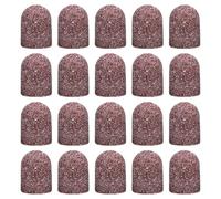 20 Pieces Practical 80-180 Grit Sanding Caps Great for Nails Cutter Suitable for Manicure Pedicure and Podiatry Wet and Dry Sanding Caps