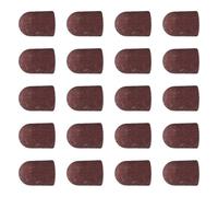20 Pieces Practical 80-180 Grit Sanding Caps Great For Nails Cutter Suitable For Manicure Pedicure And Podiatry