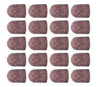 20 Pieces Practical 80-180 Grit Sanding Caps Great for Nails Cutter Suitable for Manicure Pedicure and Podiatry Sanding Sleeves