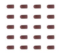 20 Pieces Practical 80-180 Grit Sanding Caps Great for Nails Cutter Suitable for Manicure Pedicure and Podiatry Wet and Dry Sanding Caps