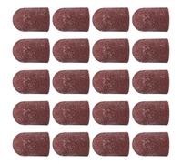20 Pieces Practical 80-180 Grit Sanding Caps Great For Nails Cutter Suitable For Manicure Pedicure And Podiatry
