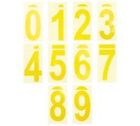 20 Pieces Reflective Mailbox Numbers 4 inch, Number Stickers 0-9 for Mailbox, Outdoor, House Number Decor - Gold