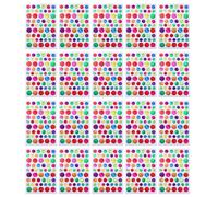 20 Pieces Round Dot Stickers Self-Adhesive Heart Star Decals Cute Star Sticker Teacher for Kids Reward