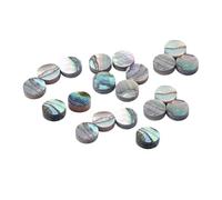 AWHAO 20 Pieces Round Guitar Inlay Dots for Fretboard Positioning, Markers for Ukulele And Mandolin, 5.0mm