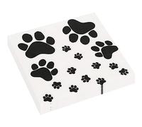 20 Pieces Safari Dog Paw Print Napkin,Animal Print Party Napkins,Jungle Safari Animal Texture Tableware Dinner Napkins for Kids Birthday,Baby Shower,Zoo Jungle Safari Themed Party Decorations
