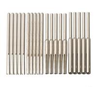 20 Pieces Sandpaper Clamp Clips 50mm Length with 2 35/3mm Shank for Rotary Tools Suitable for Holding Cloth Based Abrasives in Jewelry Making Woodworking