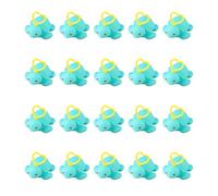 20 Pieces Sea Turtle Fishing Toy, Bath Fishing Game Sea Turtle With Hook, Bath Sea Turtle Pool Floating Water Toy, Squeezing Bath Toys for Kids Bathing Games Contest Outdoor Party Activity